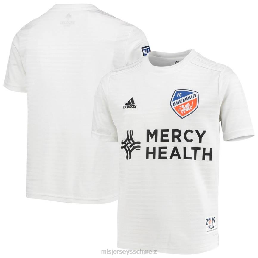 MLS Jerseys Kinder FC Cincinnati Adidas Weißes Replika-Auswärtstrikot 2019 HT0J757 Jersey